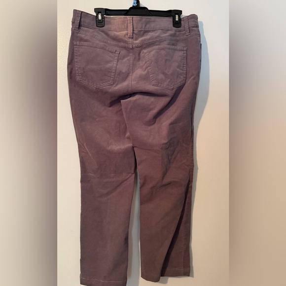 St. John's Bay Women's Straight Leg corduroy Jeans in Deep Brown - Picture 5 of 6